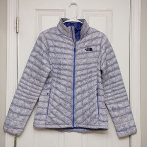 North Face Thermoball Women's Small Lavender Purple Insulated Puffer Jacket Coat